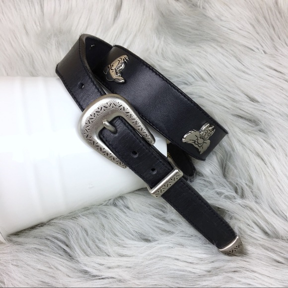 Warner Bros. Accessories - Warner Bros Looney Tunes Black Leather Belt